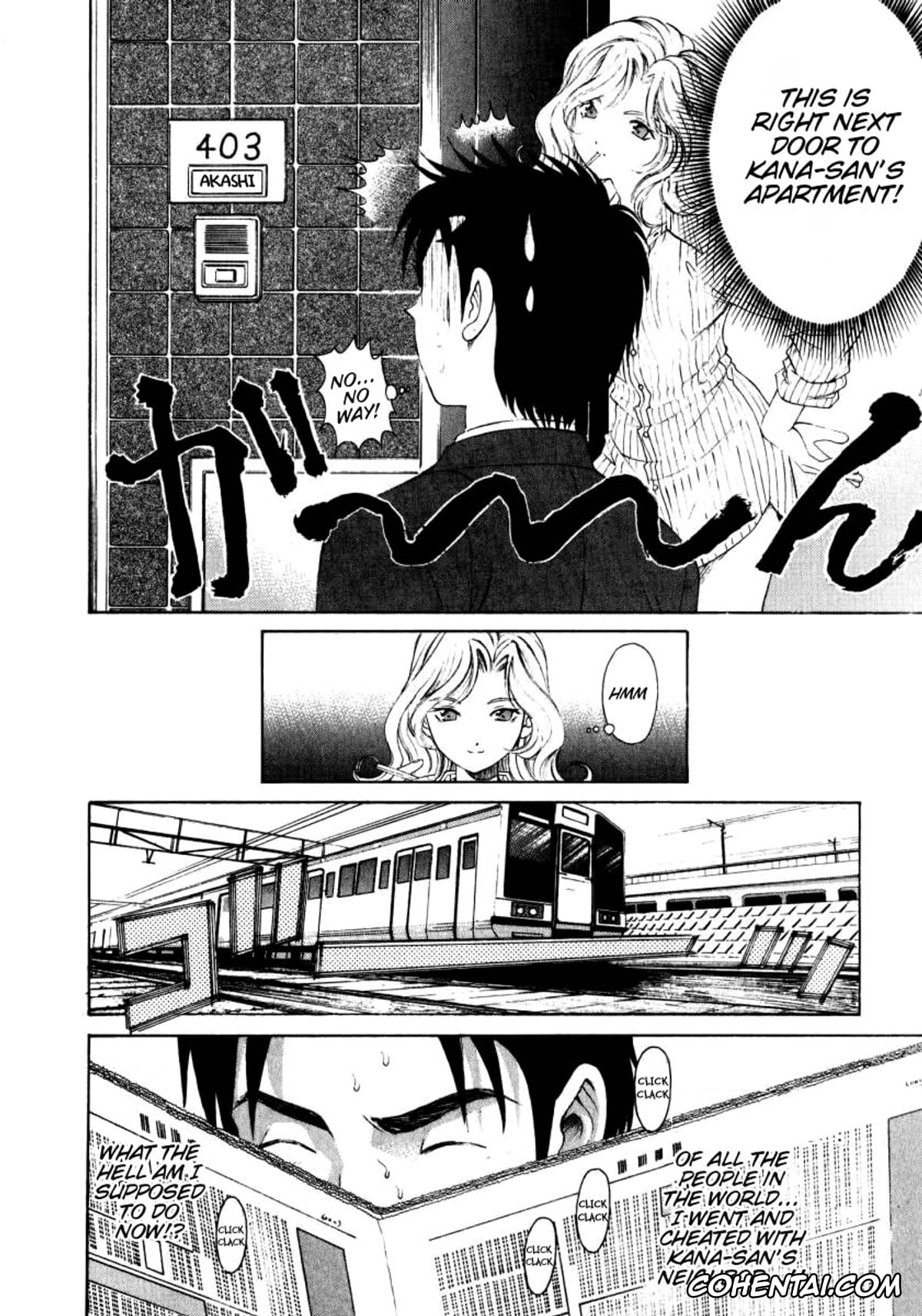 Manga porno, Tankoubon porno, Virgin Na Kankei 1, pagina 203