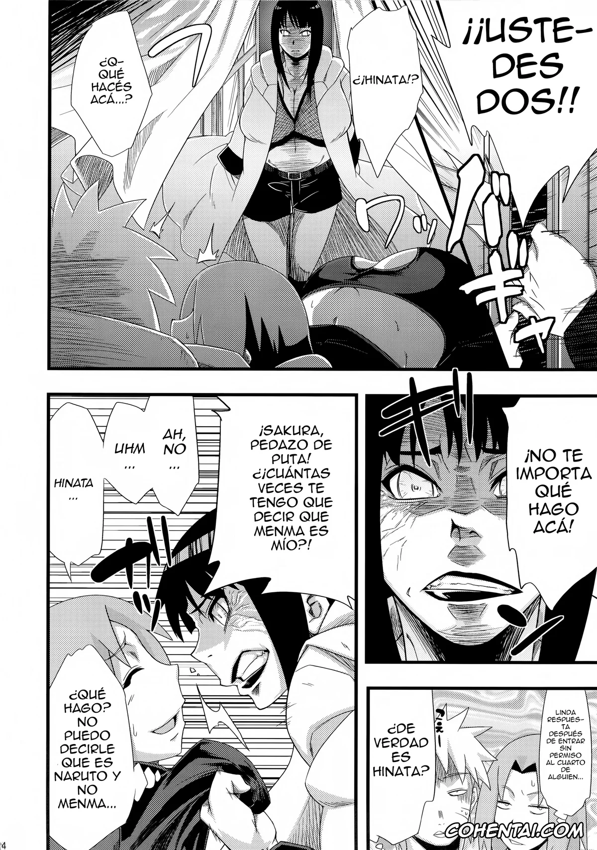 NARUTO xxx, Hinata Hyuga xxx, Naruto Uzumaki xxx, Sakura Haruno xxx, Saboten Nindou (Naruto), pagina 13