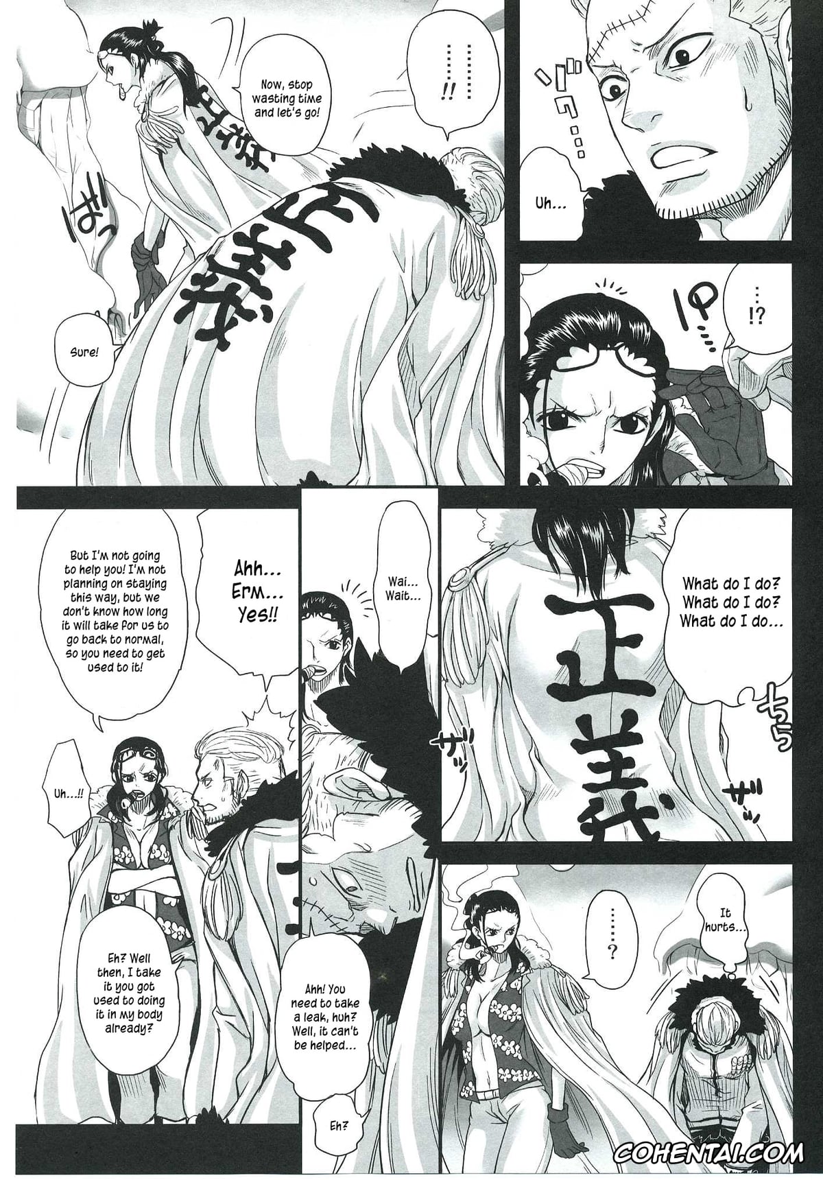 One Piece xxx, Smoker xxx, Tashigi xxx, Exchange (One Piece), pagina 4