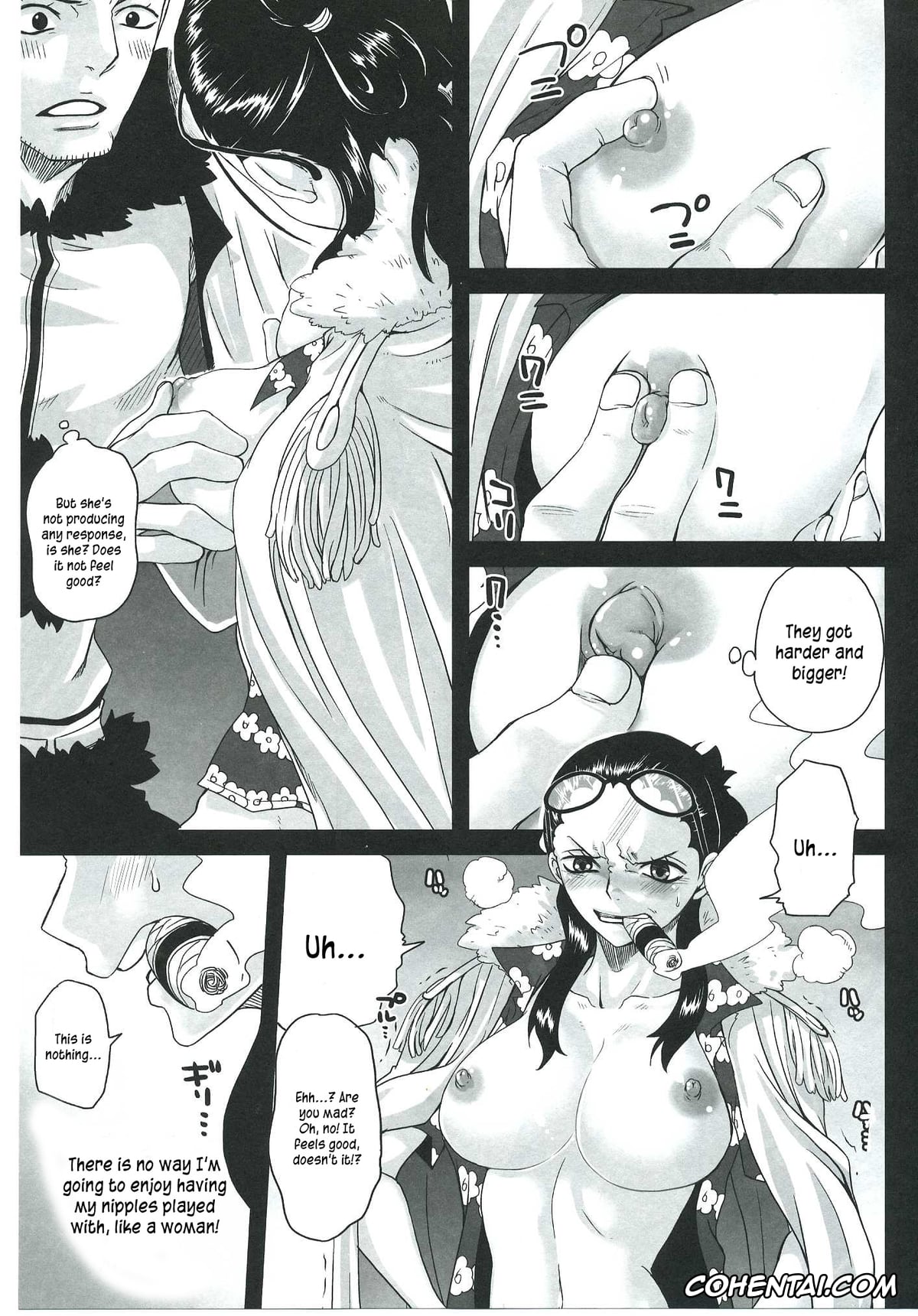 One Piece porno, Smoker porno, Tashigi porno, Exchange (One Piece), pagina 14