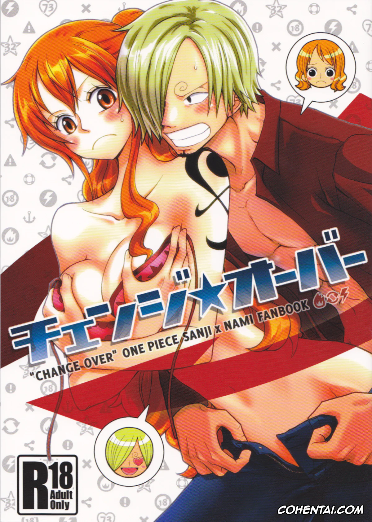 One Piece xxx, Nami xxx, Sanji Vinsmoke xxx, Change Over (One Piece), pagina 1