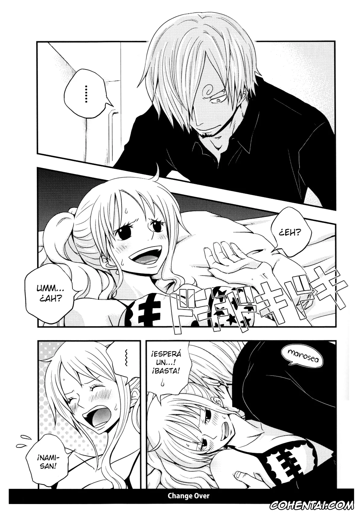One Piece hentai, Nami hentai, Sanji Vinsmoke hentai, Change Over (One Piece), pagina 3