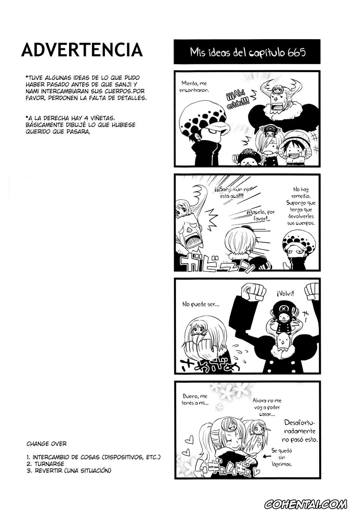 One Piece xxx, Nami xxx, Sanji Vinsmoke xxx, Change Over (One Piece), pagina 4
