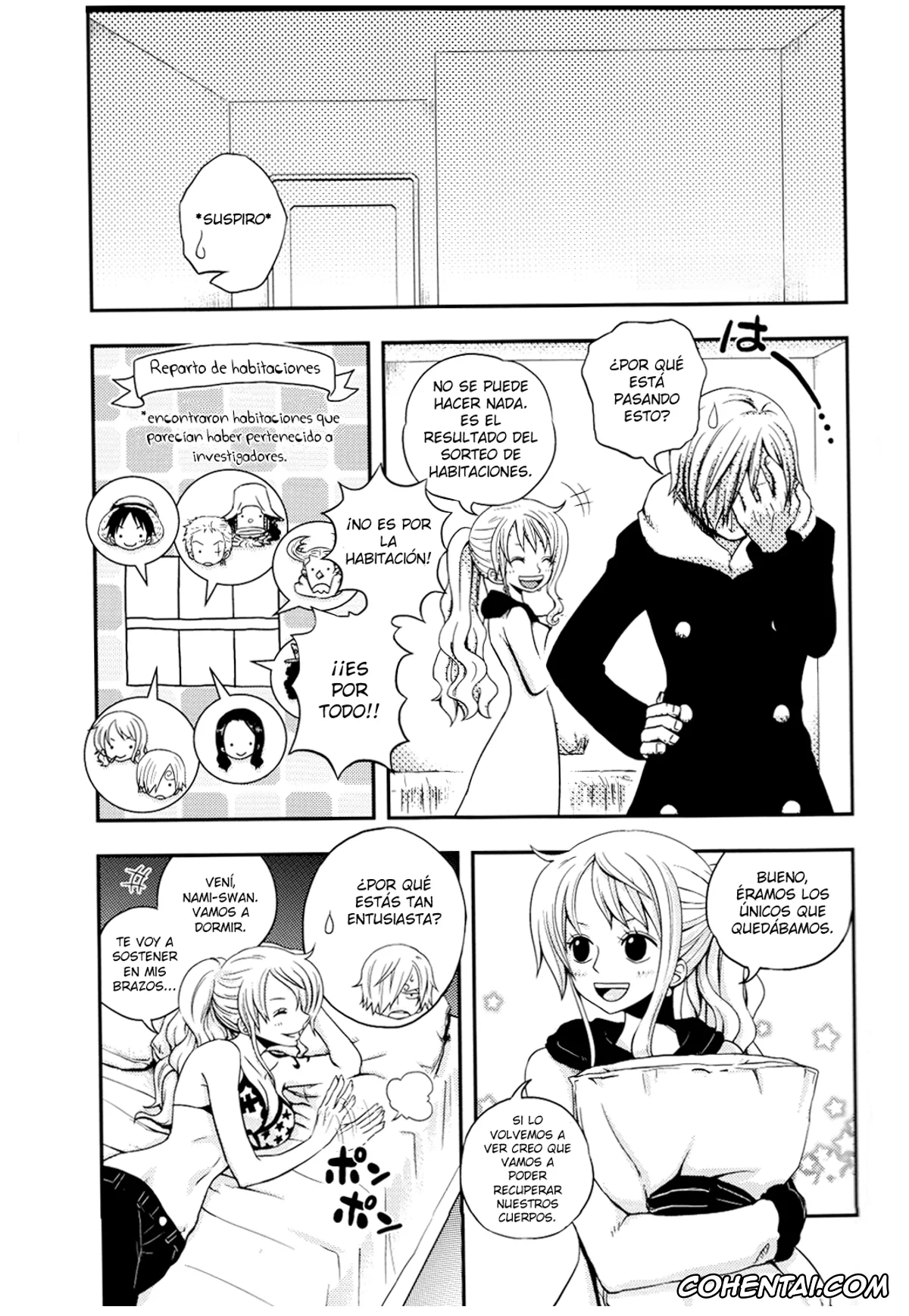 One Piece porno, Nami porno, Sanji Vinsmoke porno, Change Over (One Piece), pagina 5