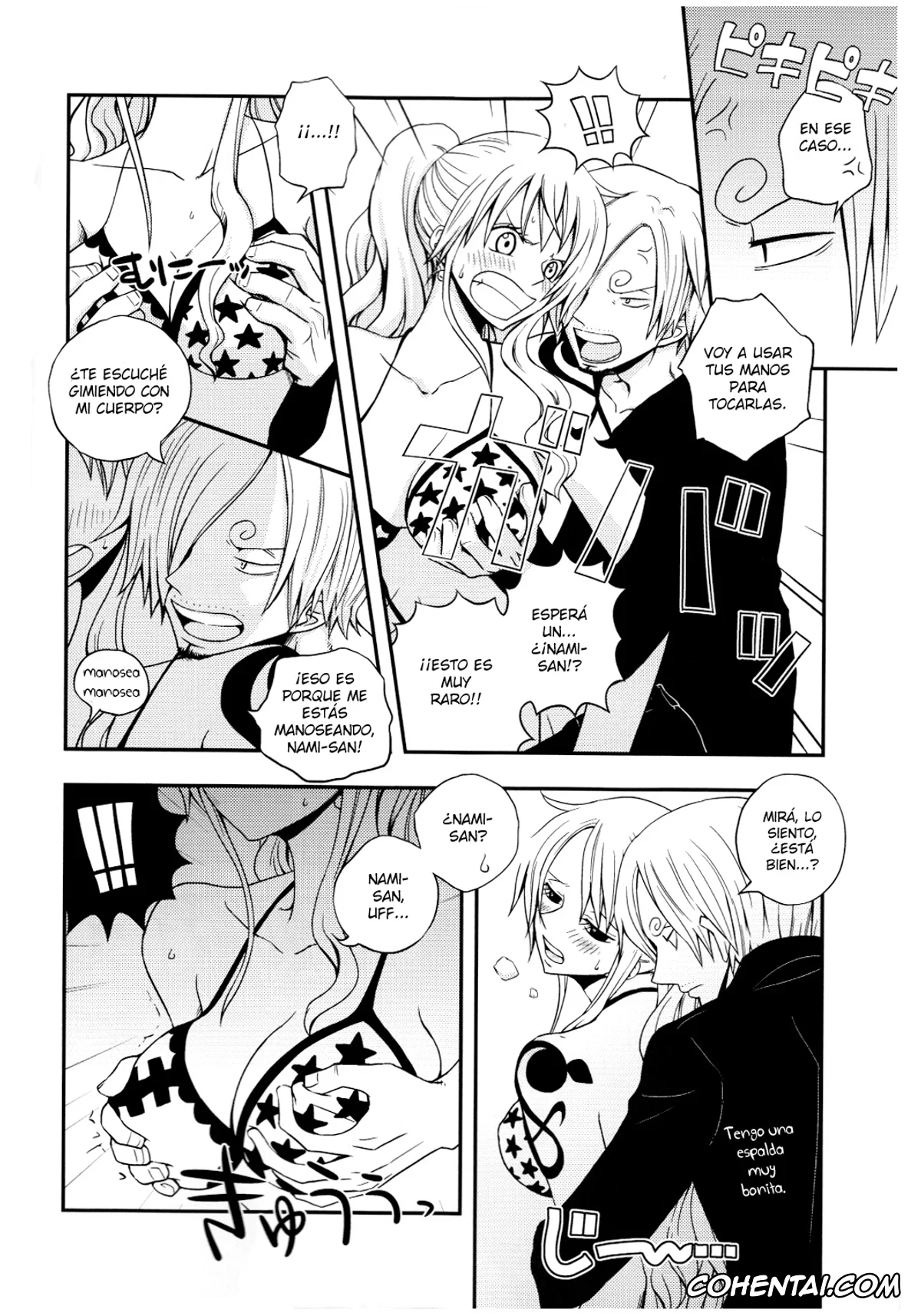 One Piece porno, Nami porno, Sanji Vinsmoke porno, Change Over (One Piece), pagina 8