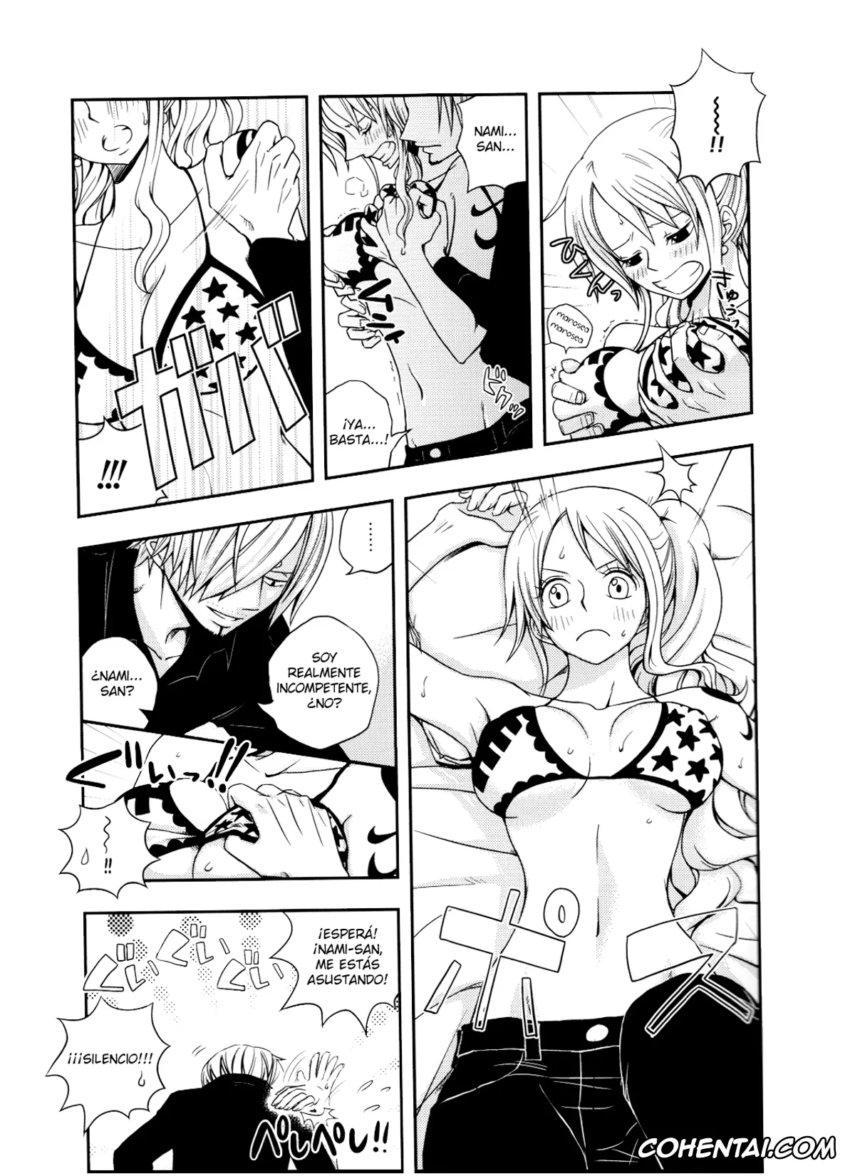 One Piece hentai, Nami hentai, Sanji Vinsmoke hentai, Change Over (One Piece), pagina 9