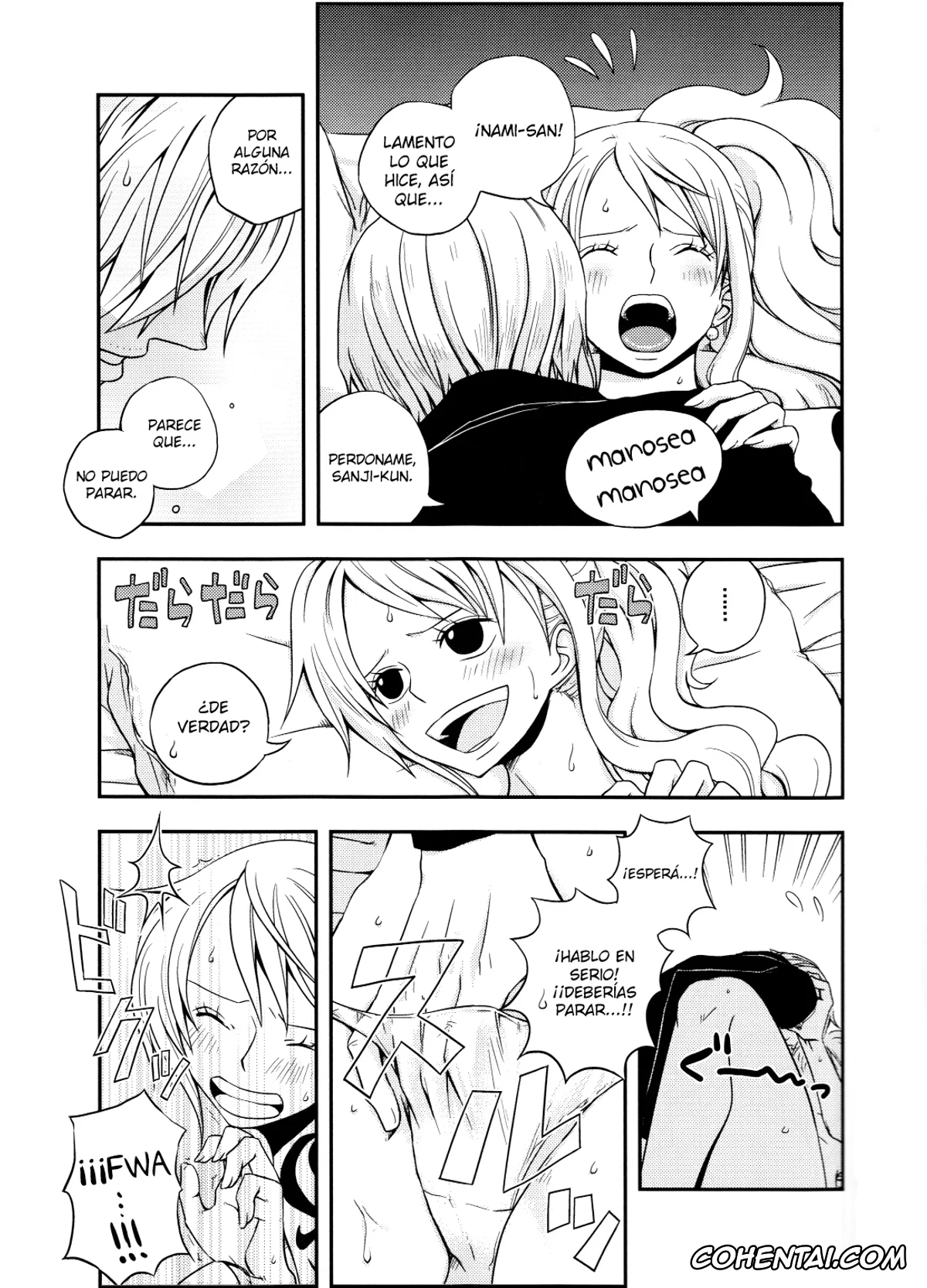 One Piece porno, Nami porno, Sanji Vinsmoke porno, Change Over (One Piece), pagina 11