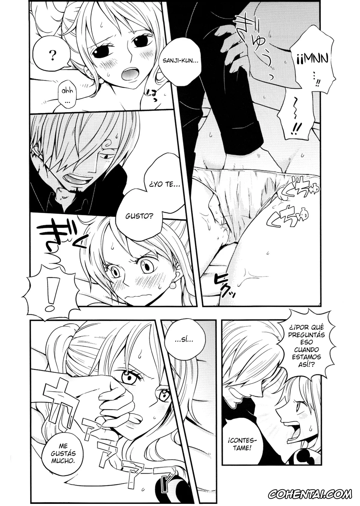 One Piece hentai, Nami hentai, Sanji Vinsmoke hentai, Change Over (One Piece), pagina 12