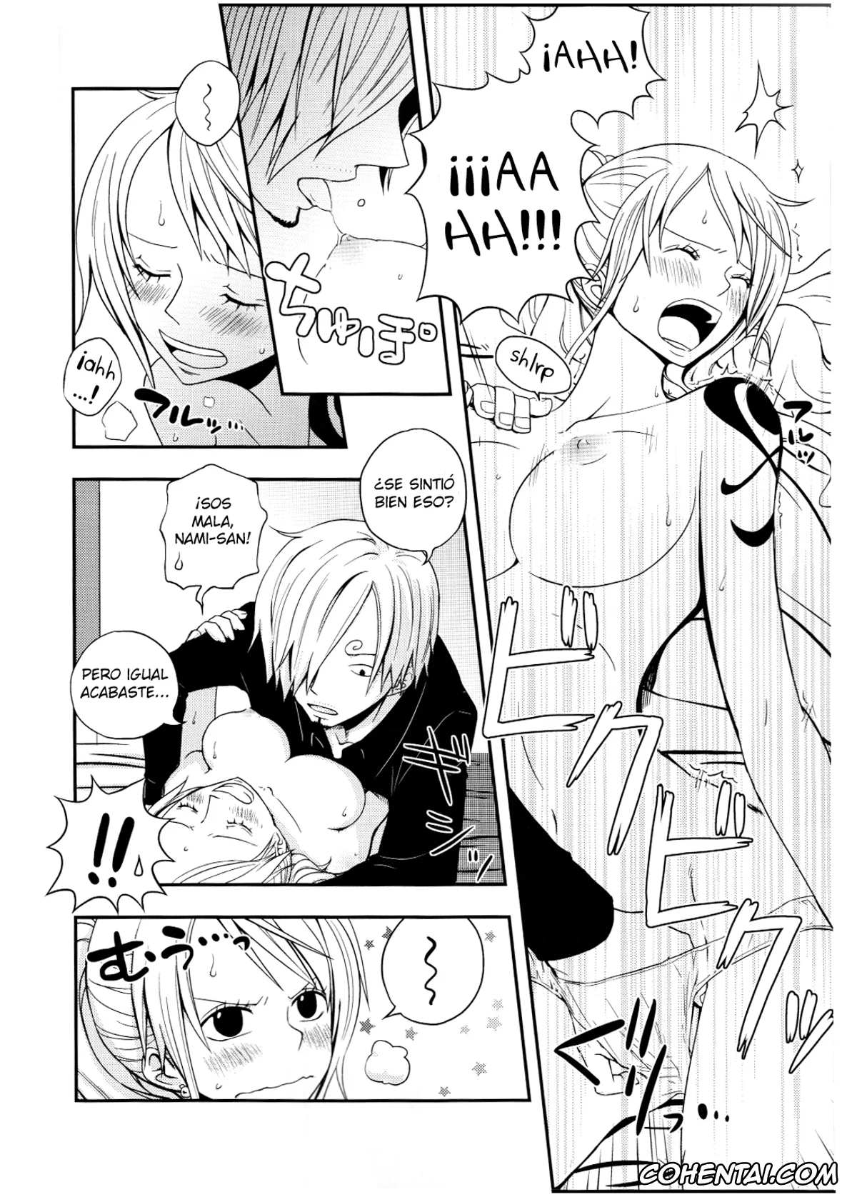 One Piece porno, Nami porno, Sanji Vinsmoke porno, Change Over (One Piece), pagina 14