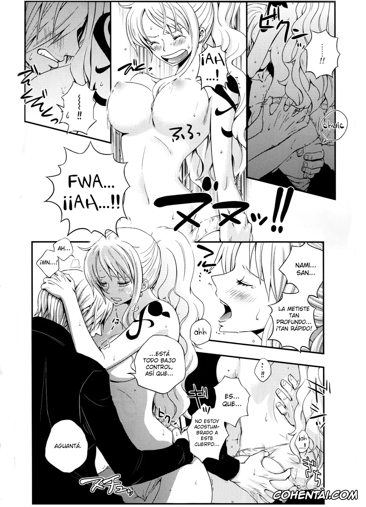One Piece hentai, Nami hentai, Sanji Vinsmoke hentai, Change Over (One Piece), pagina 18