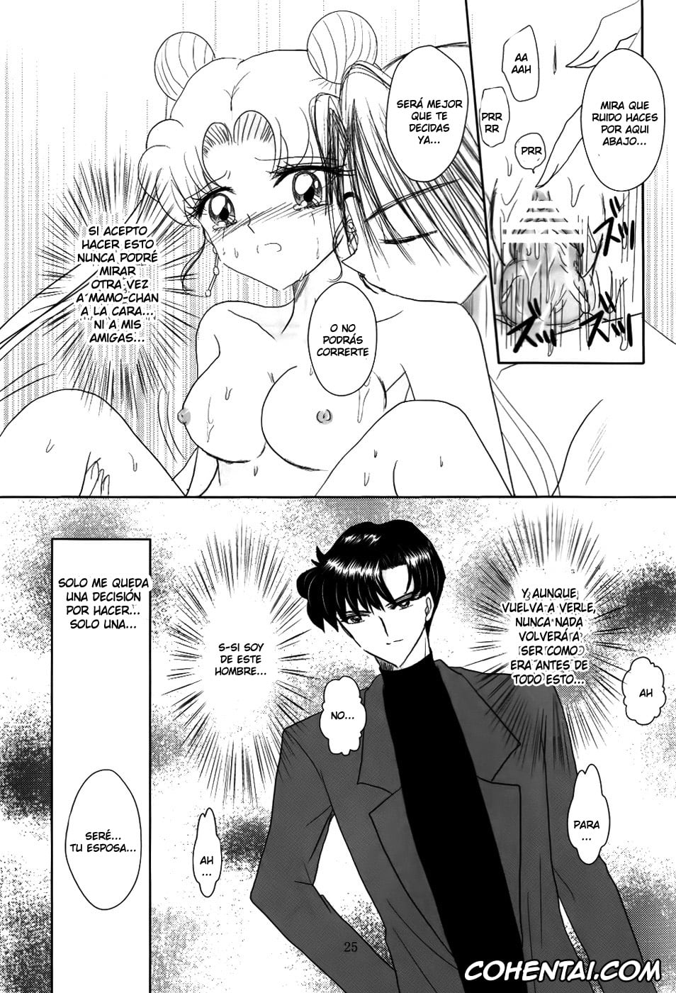 Sailor Moon | Bishoujo Senshi Sailor Moon xxx, Prince Diamond xxx, Sailor Moon | Usagi Tsukino xxx, Kuroi Tsuki ni Michibikare (Bishoujo Senshi Sailor Moon), pagina 25