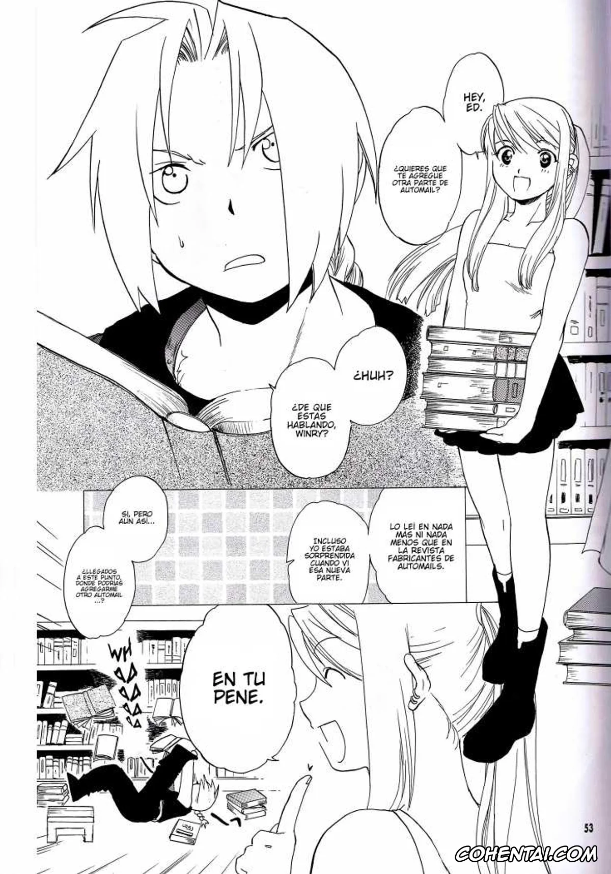 Fullmetal Alchemist | Hagane No Renkinjutsushi hentai, Edward Elric hentai, Winry Rockbell hentai, ED x WIN (Fullmetal Alchemist), pagina 51