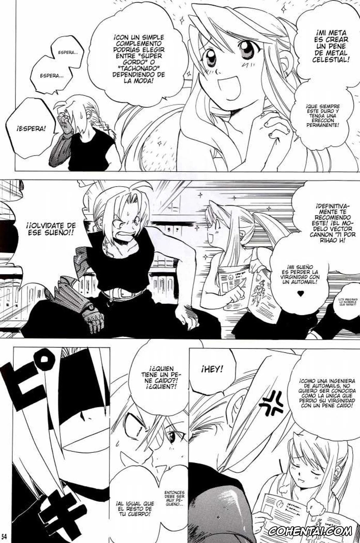Fullmetal Alchemist | Hagane No Renkinjutsushi xxx, Edward Elric xxx, Winry Rockbell xxx, ED x WIN (Fullmetal Alchemist), pagina 52