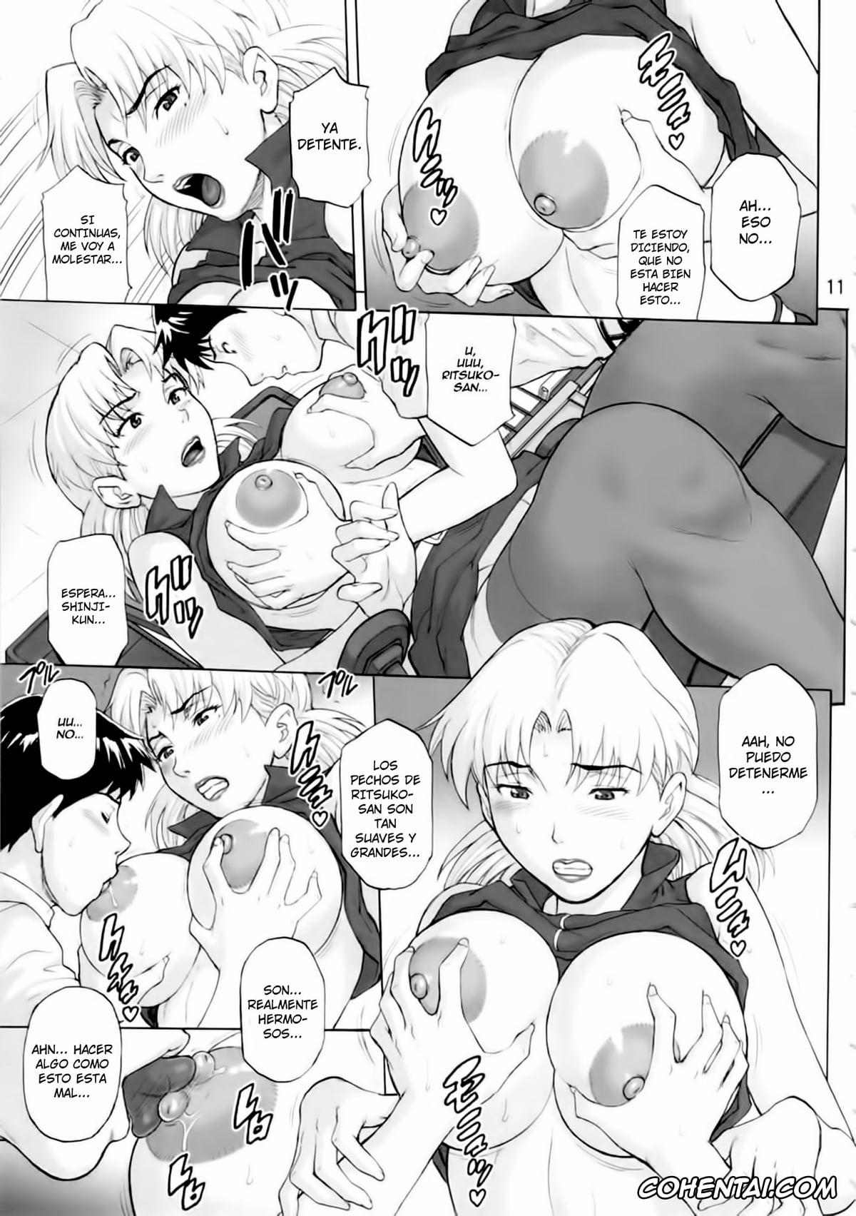 Neon Genesis Evangelion xxx, Ritsuko Akagi xxx, Shinji Ikari xxx, Kasou Ryouiki (Neon Genesis Evangelion), pagina 10