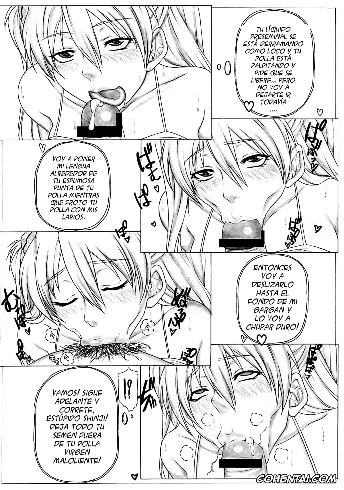 Neon Genesis Evangelion xxx, Asuka Langley Soryu xxx, Mari Illustrious Makinami xxx, Shinji Ikari xxx, Angel’s Stroke 38 Okuchishibori (Neon Genesis Evangelion), pagina 25