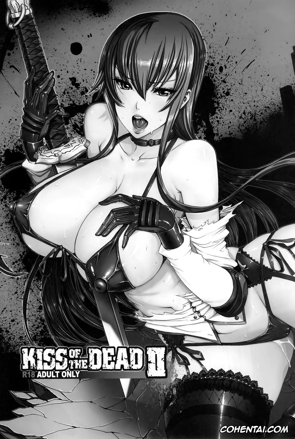 Highschool Of The Dead hentai, Saeko Busujima hentai, Takashi Komuro hentai, Kiss of the Dead 2 (Highschool of The Dead), pagina 3