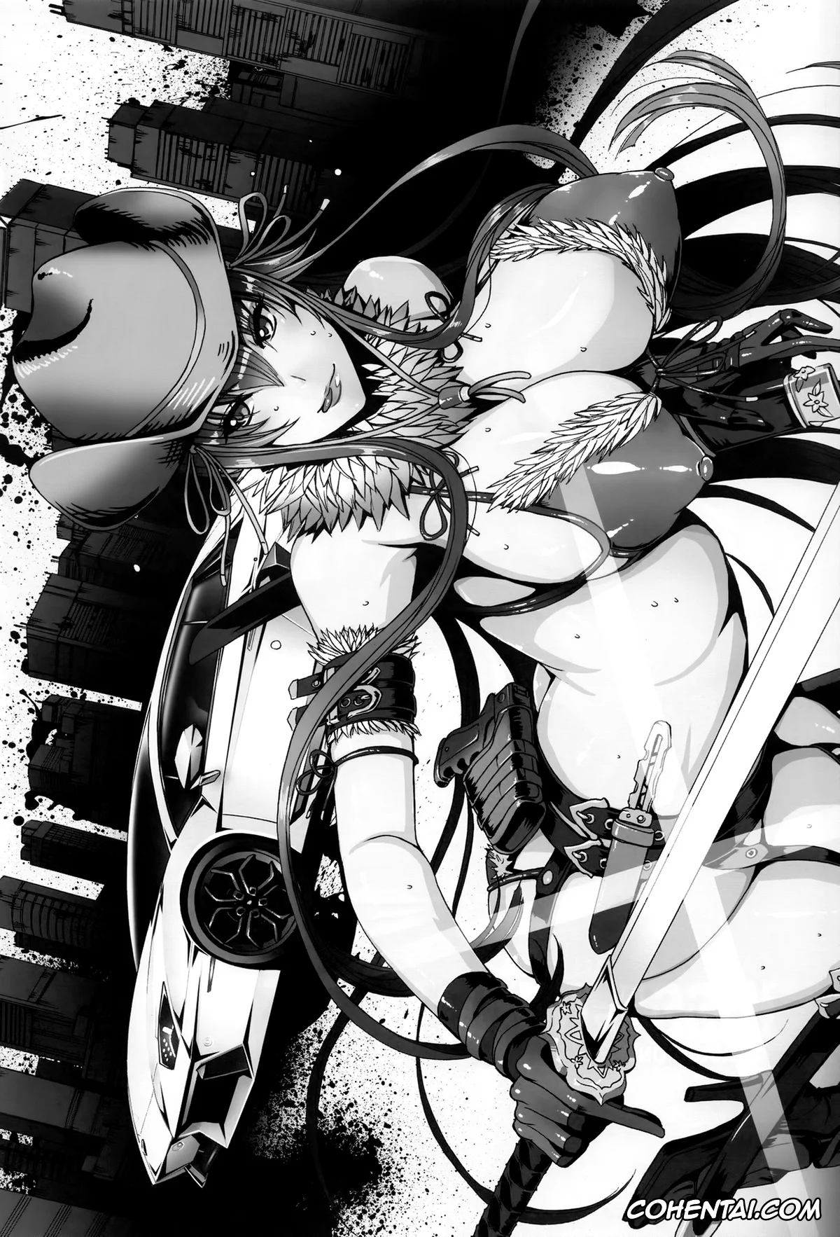 Highschool Of The Dead xxx, Saeko Busujima xxx, Takashi Komuro xxx, Kiss of the Dead 2 (Highschool of The Dead), pagina 4