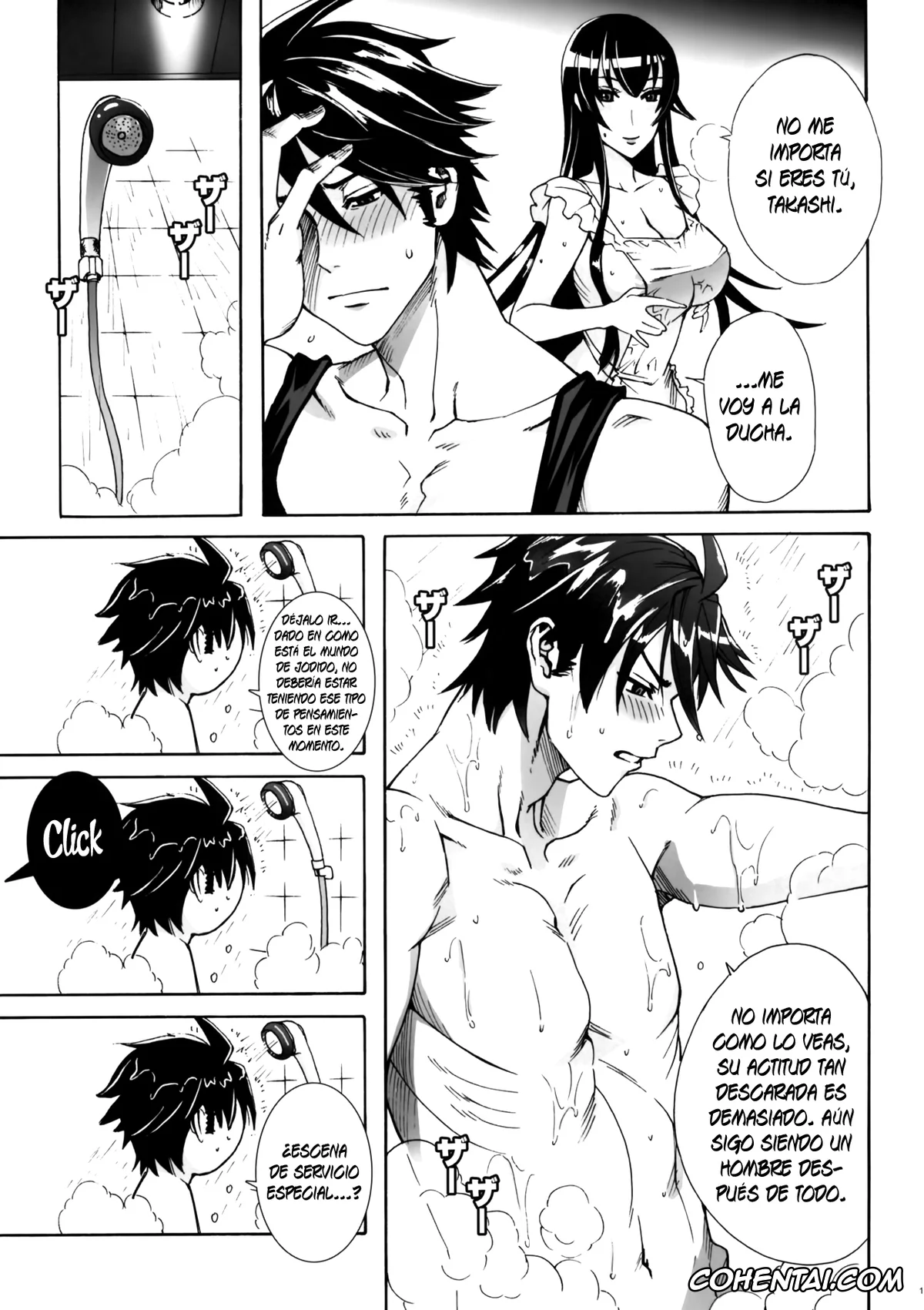Highschool Of The Dead xxx, Saeko Busujima xxx, Takashi Komuro xxx, Kiss of the Dead (Highschool of The Dead), pagina 13
