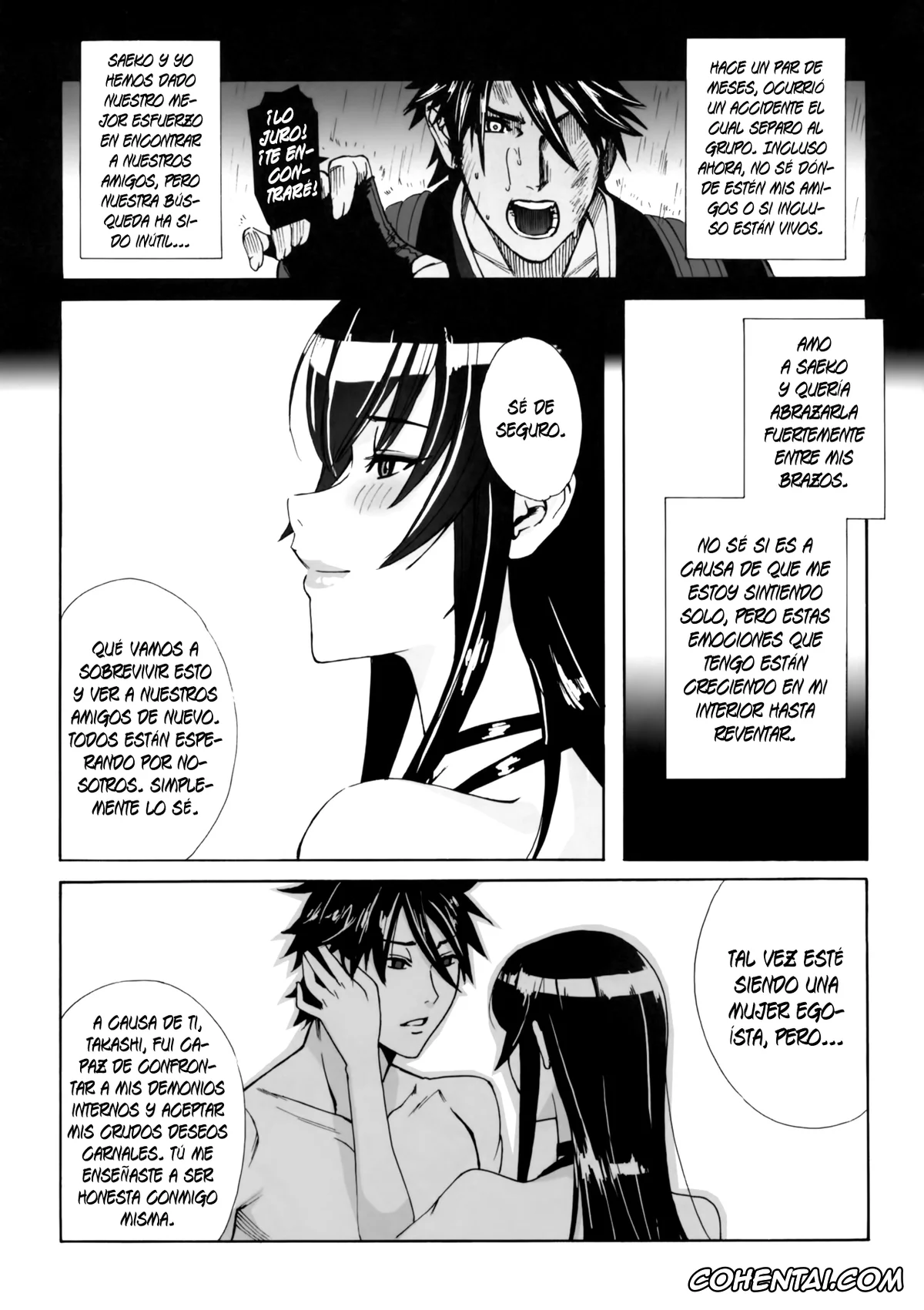 Highschool Of The Dead xxx, Saeko Busujima xxx, Takashi Komuro xxx, Kiss of the Dead (Highschool of The Dead), pagina 25