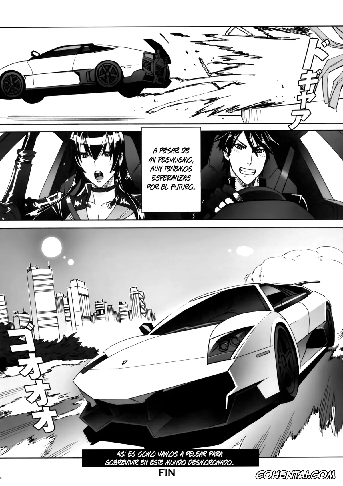 Highschool Of The Dead porno, Saeko Busujima porno, Takashi Komuro porno, Kiss of the Dead (Highschool of The Dead), pagina 44