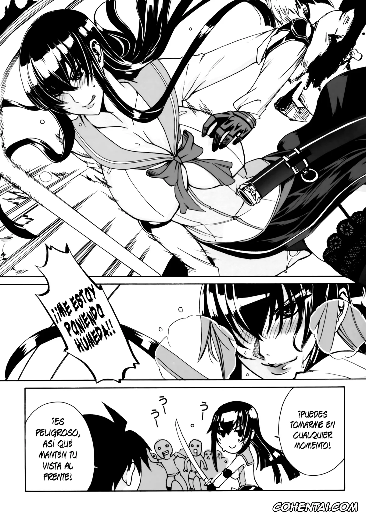 Highschool Of The Dead xxx, Saeko Busujima xxx, Takashi Komuro xxx, Kiss of the Dead (Highschool of The Dead), pagina 49