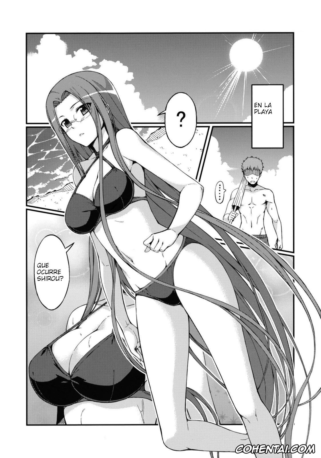 Fate/stay night xxx, Rider xxx, Shirou Emiya xxx, Rider-san to Kaisuiyoku. (Fate/stay night), pagina 4