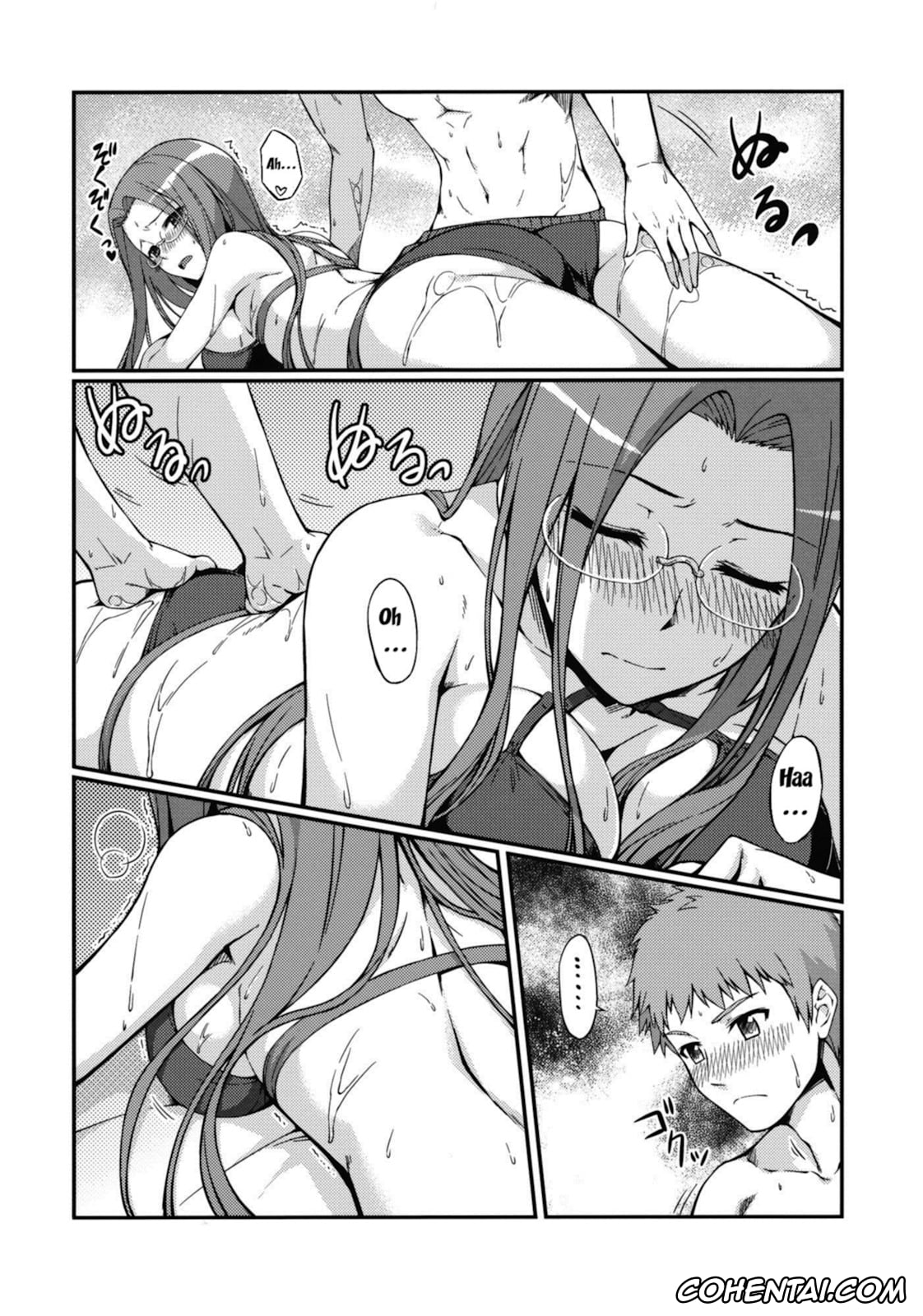 Fate/stay night hentai, Rider hentai, Shirou Emiya hentai, Rider-san to Kaisuiyoku. (Fate/stay night), pagina 9