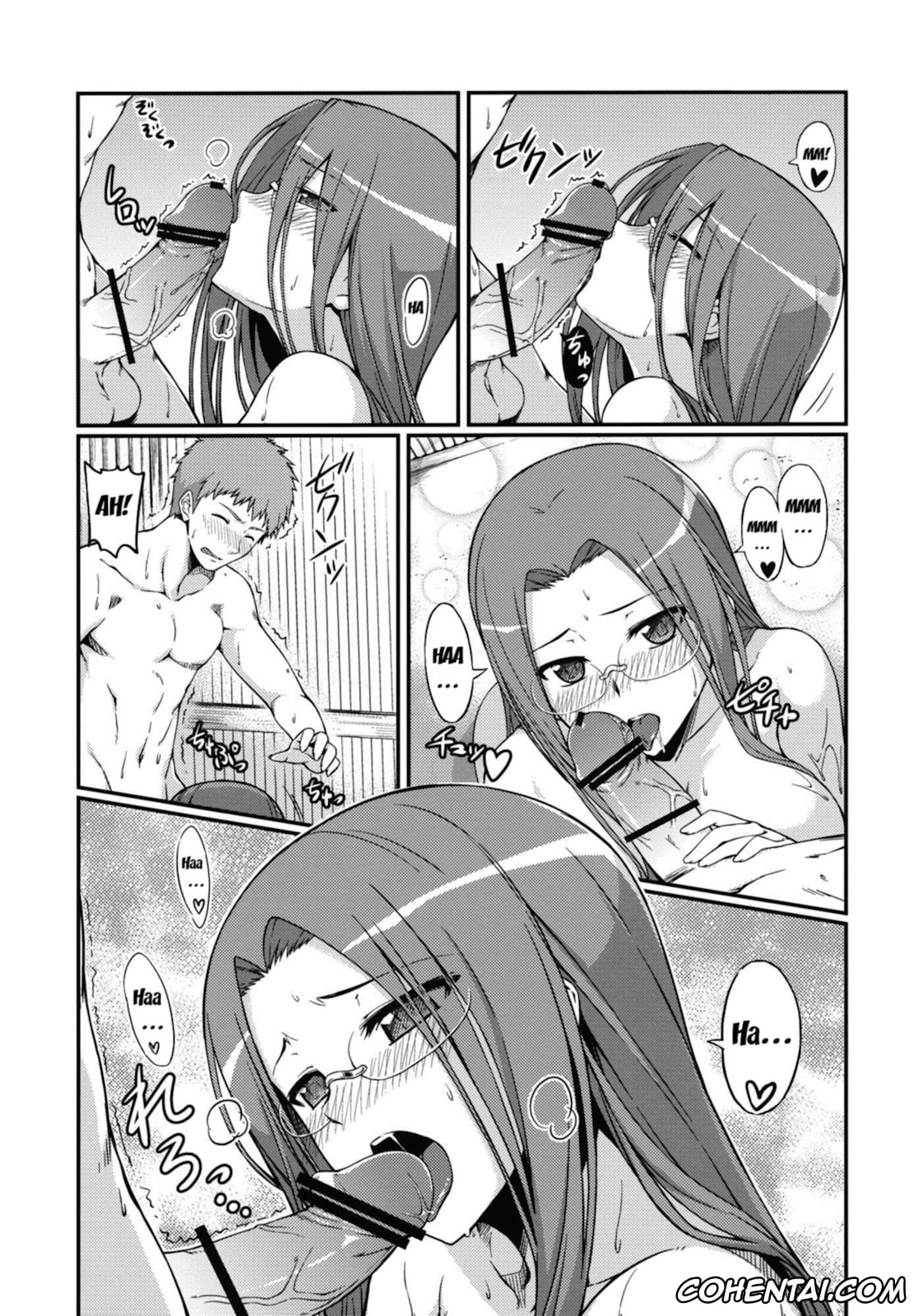 Fate/stay night porno, Rider porno, Shirou Emiya porno, Rider-san to Kaisuiyoku. (Fate/stay night), pagina 14