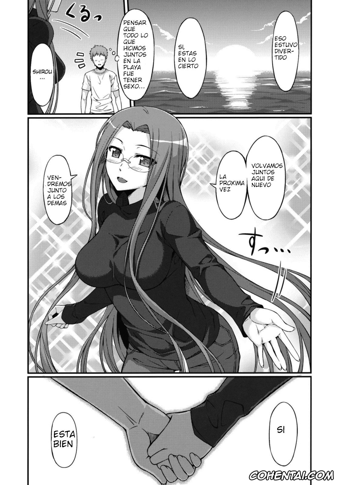 Fate/stay night hentai, Rider hentai, Shirou Emiya hentai, Rider-san to Kaisuiyoku. (Fate/stay night), pagina 27