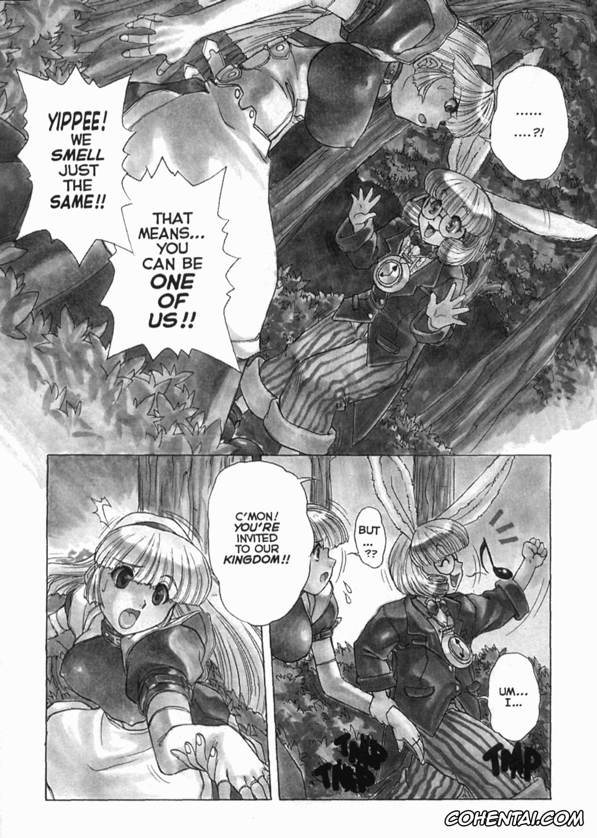 Alice In Wonderland porno, Alice Liddell porno, White Rabbit porno, ALICE FIRST Ch. 1 (Alice in Sexland 1), pagina 8
