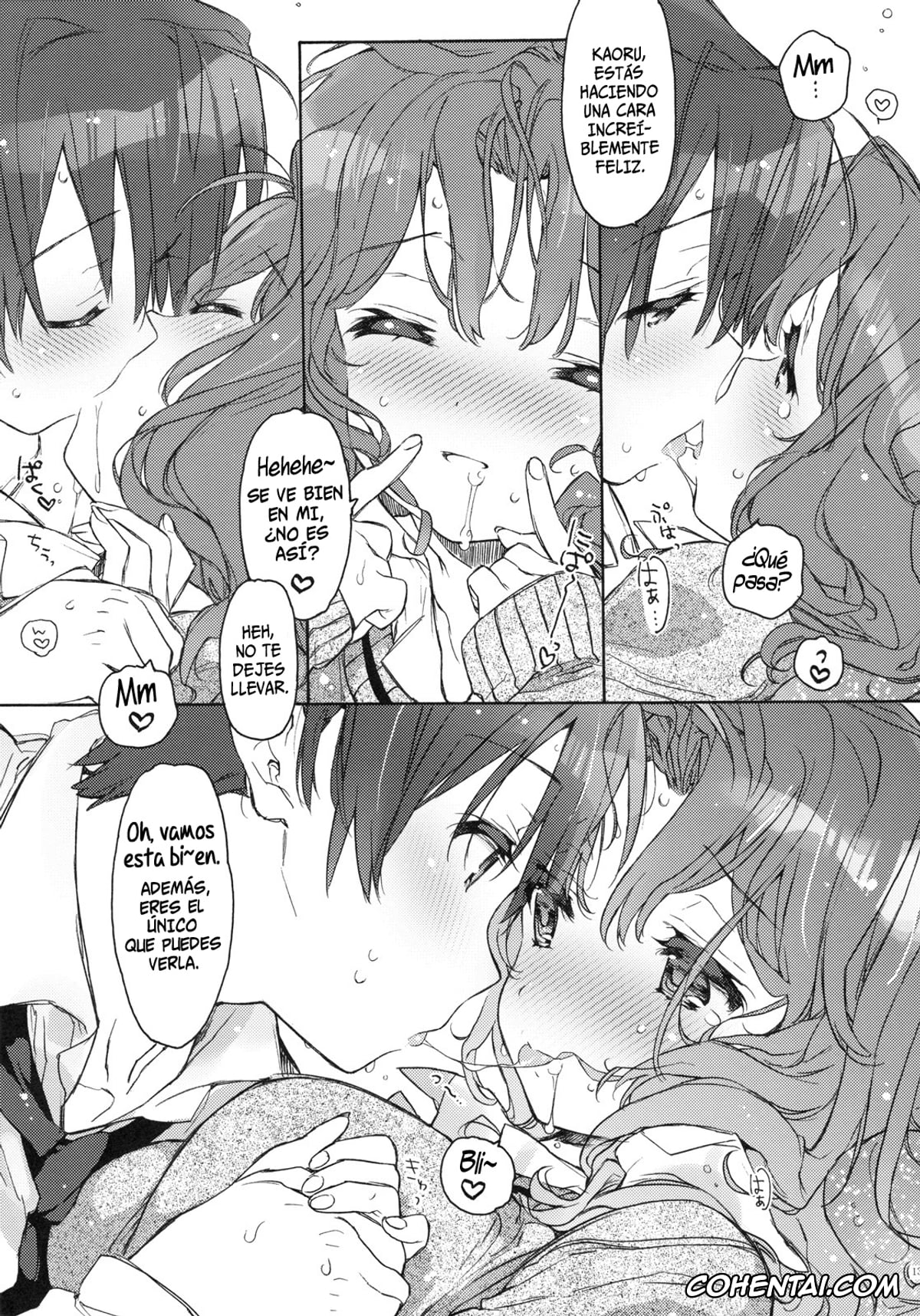 Amagami hentai, Junichi Tachibana hentai, Kaoru Tanamachi hentai, Koi no Katachi (Amagami), pagina 12