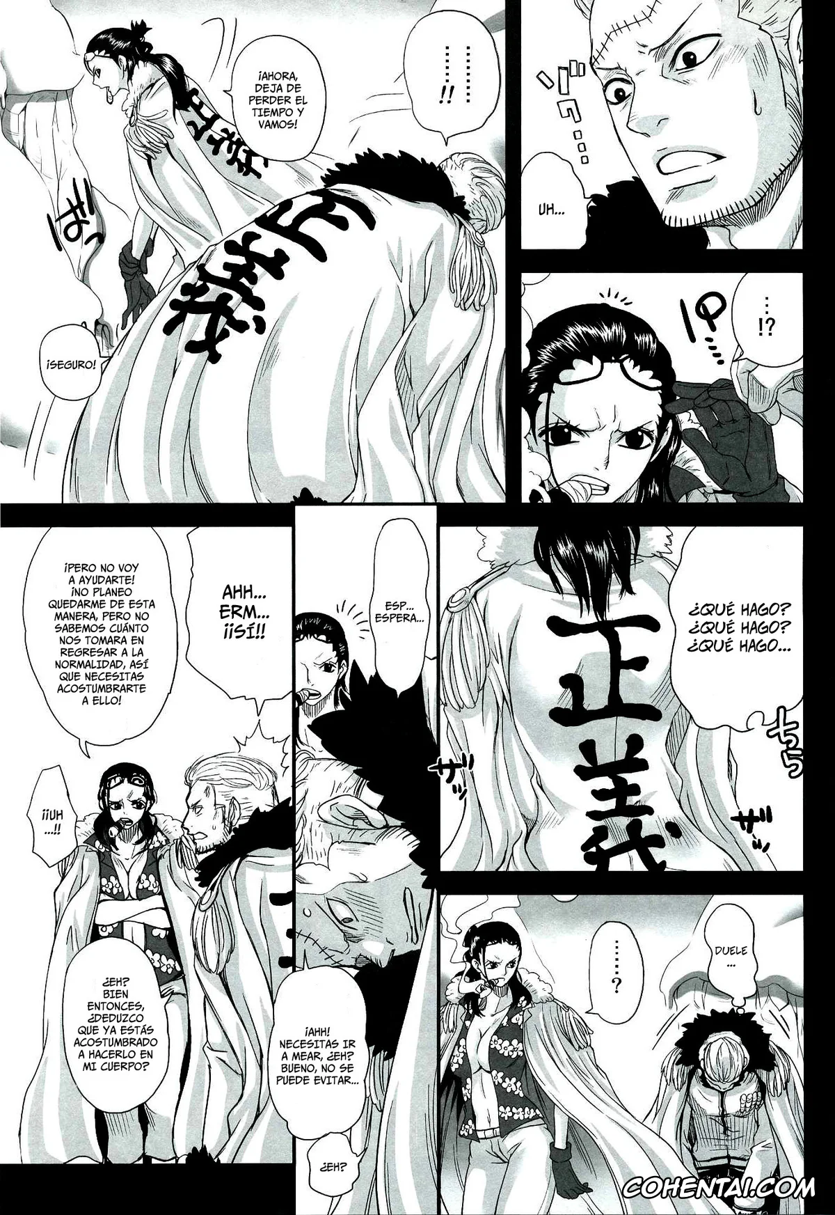 One Piece xxx, Smoker xxx, Tashigi xxx, Exchange (One Piece), pagina 4