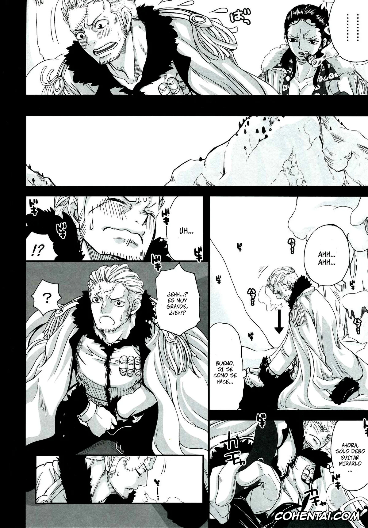 One Piece porno, Smoker porno, Tashigi porno, Exchange (One Piece), pagina 5
