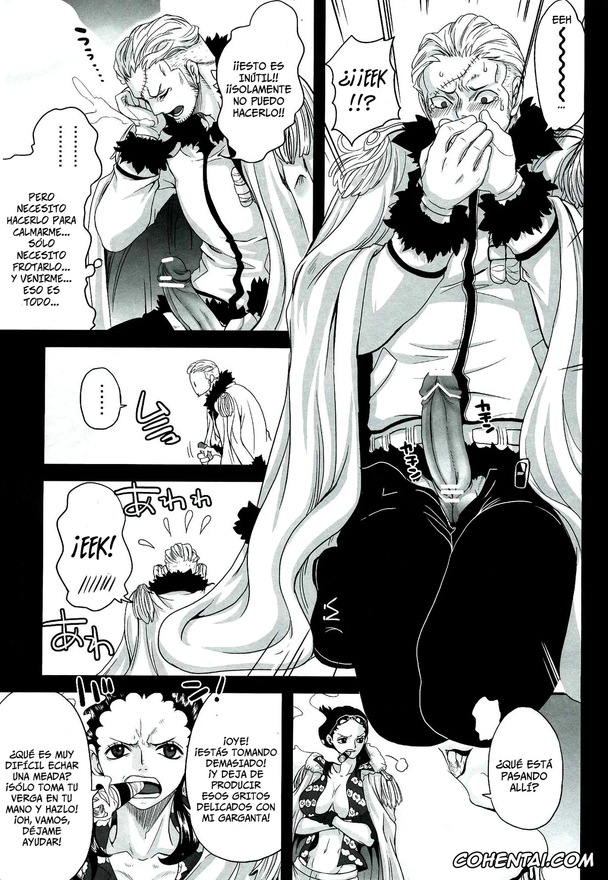 One Piece hentai, Smoker hentai, Tashigi hentai, Exchange (One Piece), pagina 6