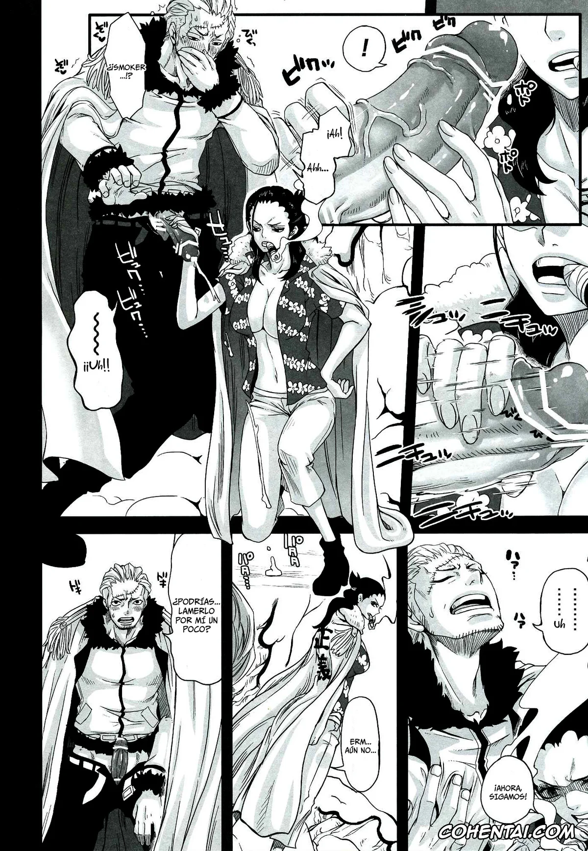 One Piece porno, Smoker porno, Tashigi porno, Exchange (One Piece), pagina 11