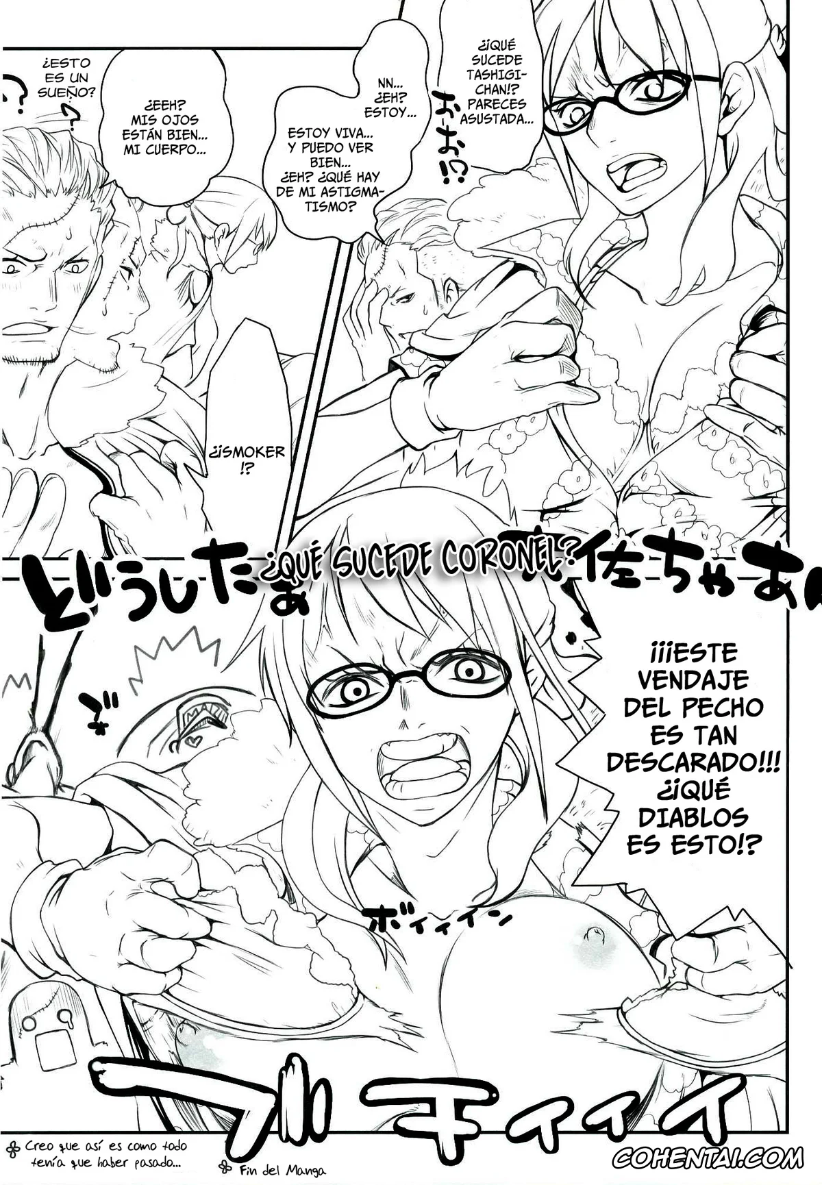 One Piece xxx, Smoker xxx, Tashigi xxx, Exchange (One Piece), pagina 28
