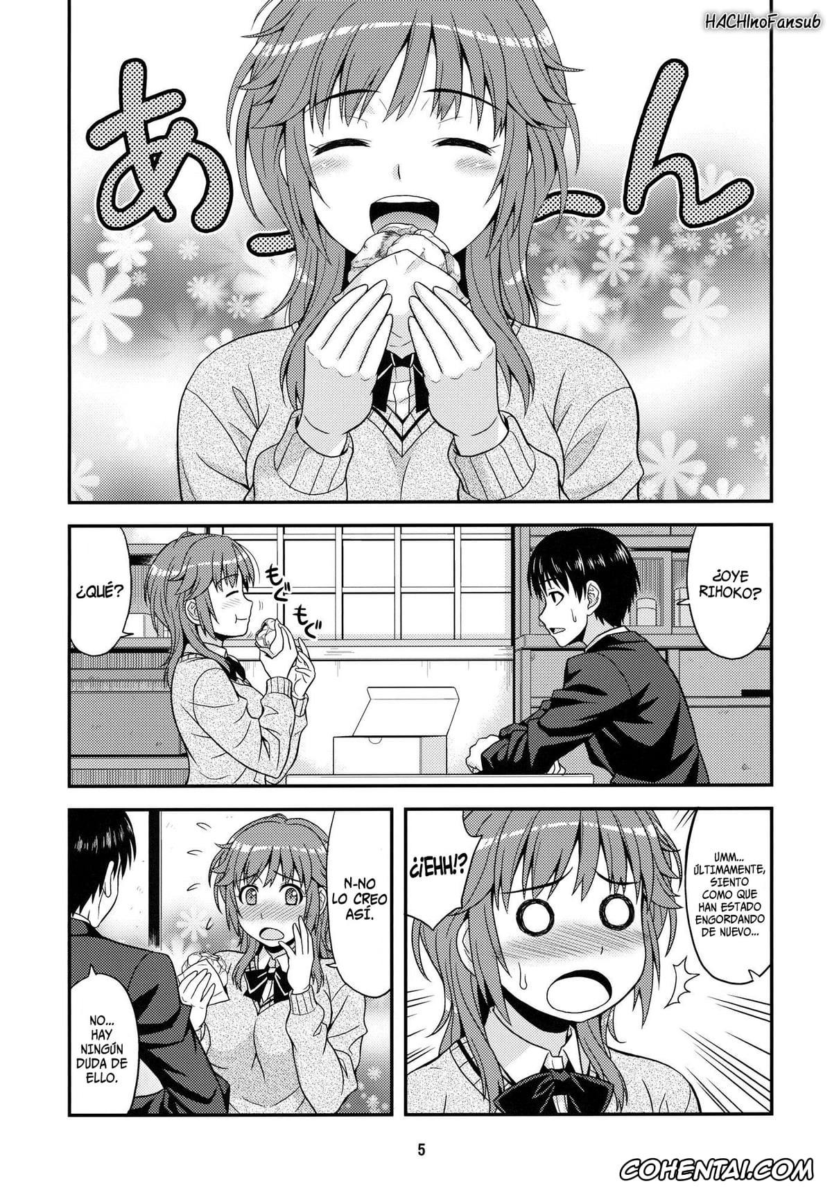 Amagami xxx, Rihoko Sakurai xxx, Tabechauzo (Amagami), pagina 4