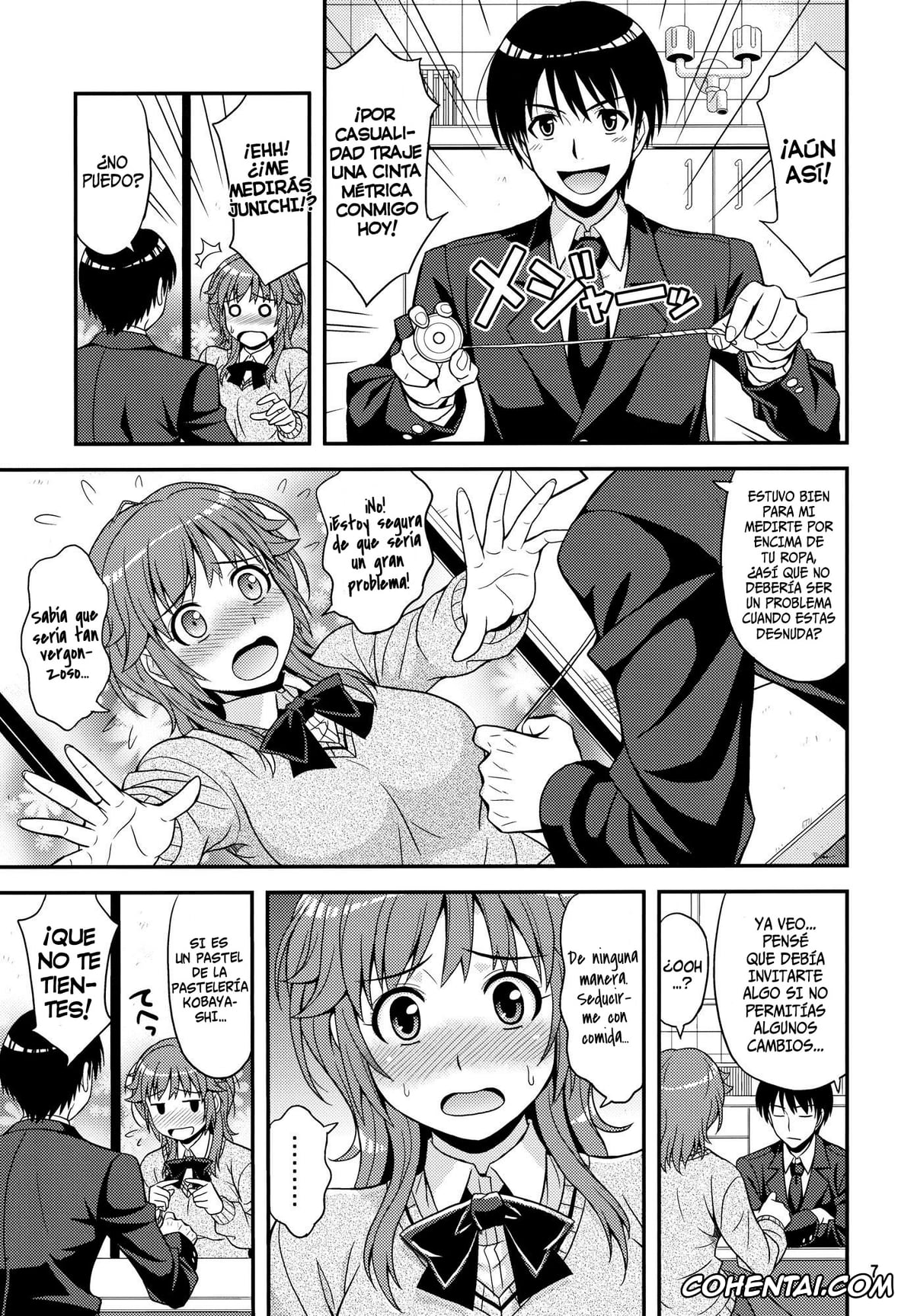 Amagami hentai, Rihoko Sakurai hentai, Tabechauzo (Amagami), pagina 6