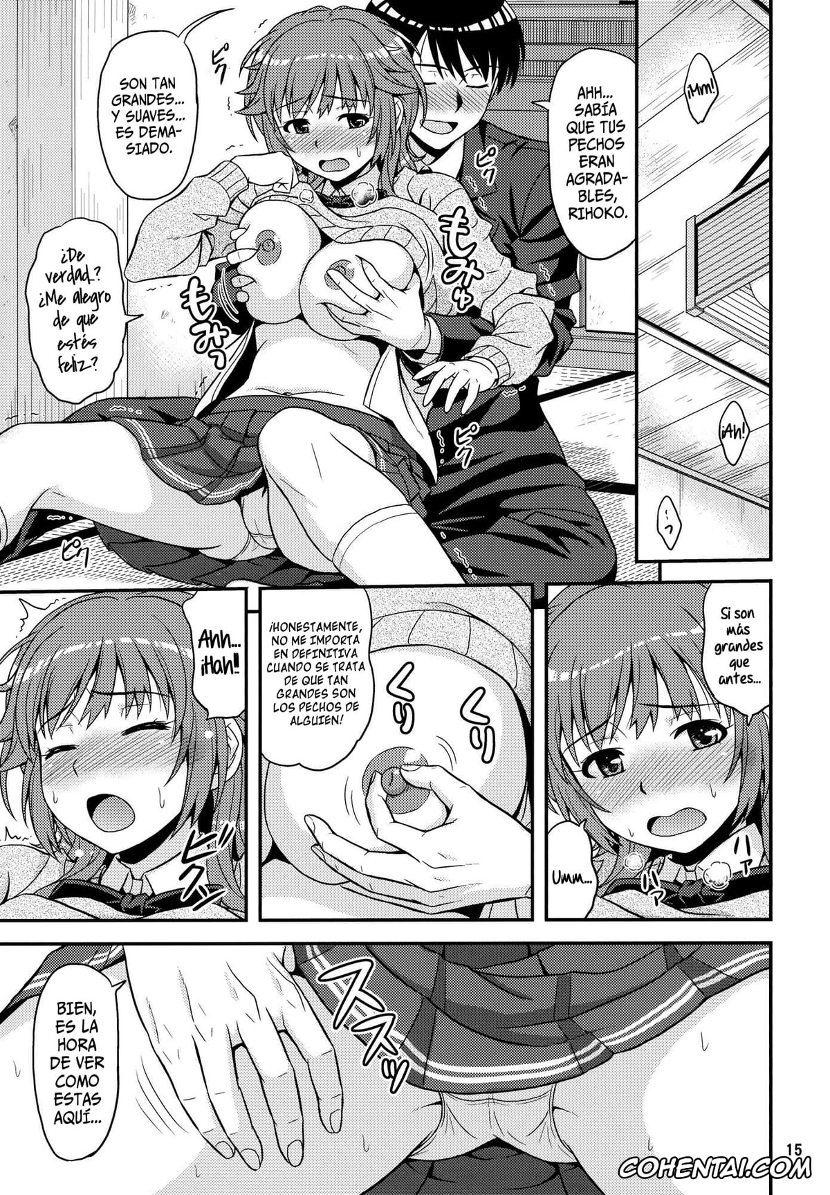 Amagami porno, Rihoko Sakurai porno, Tabechauzo (Amagami), pagina 14