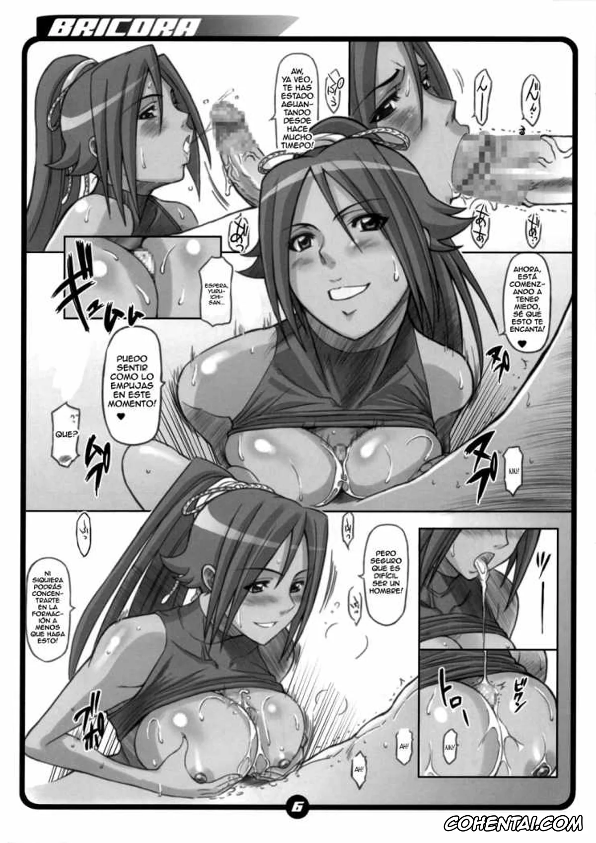 Bleach xxx, Ichigo Kurosaki xxx, Isane Kotetsu xxx, Nanao Ise xxx, Retsu Unohana xxx, Rukia Kuchiki xxx, Shunsui Kyouraku xxx, Yoruichi Shihoin xxx, BRICOLA (Bleach), pagina 4