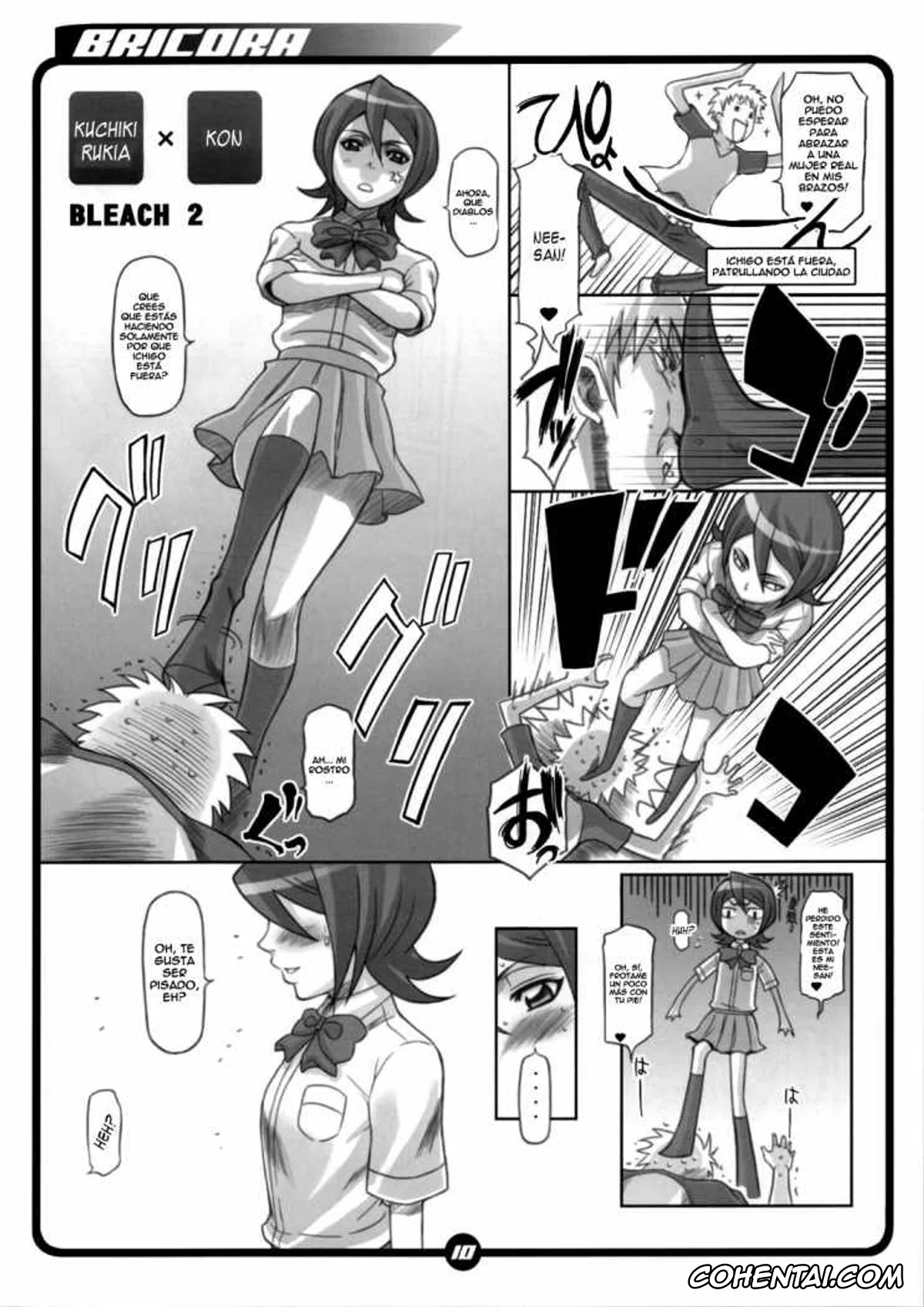 Bleach porno, Ichigo Kurosaki porno, Isane Kotetsu porno, Nanao Ise porno, Retsu Unohana porno, Rukia Kuchiki porno, Shunsui Kyouraku porno, Yoruichi Shihoin porno, BRICOLA (Bleach), pagina 8
