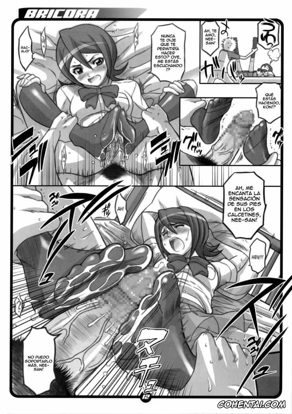 Bleach xxx, Ichigo Kurosaki xxx, Isane Kotetsu xxx, Nanao Ise xxx, Retsu Unohana xxx, Rukia Kuchiki xxx, Shunsui Kyouraku xxx, Yoruichi Shihoin xxx, BRICOLA (Bleach), pagina 10