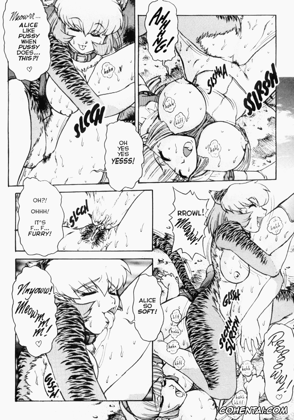 Alice In Wonderland xxx, Alice Liddell xxx, Cheshire Cat xxx, White Rabbit xxx, ALICE FIRST Ch. 3 (Alice in Sexland 3), pagina 13