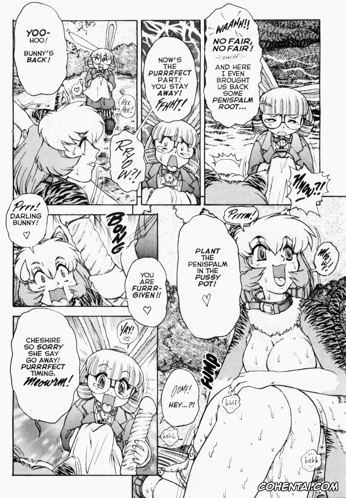 Alice In Wonderland porno, Alice Liddell porno, Cheshire Cat porno, White Rabbit porno, ALICE FIRST Ch. 3 (Alice in Sexland 3), pagina 14