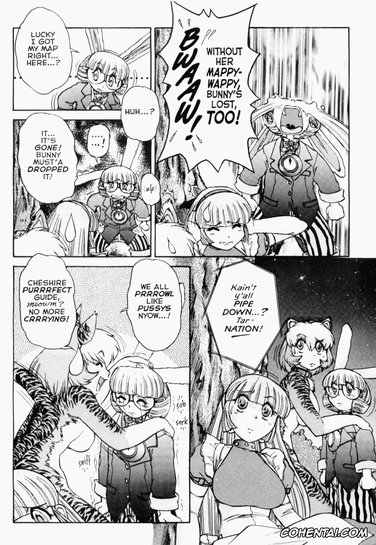 Alice In Wonderland xxx, Alice Liddell xxx, Cheshire Cat xxx, White Rabbit xxx, ALICE FIRST Ch. 3 (Alice in Sexland 3), pagina 19
