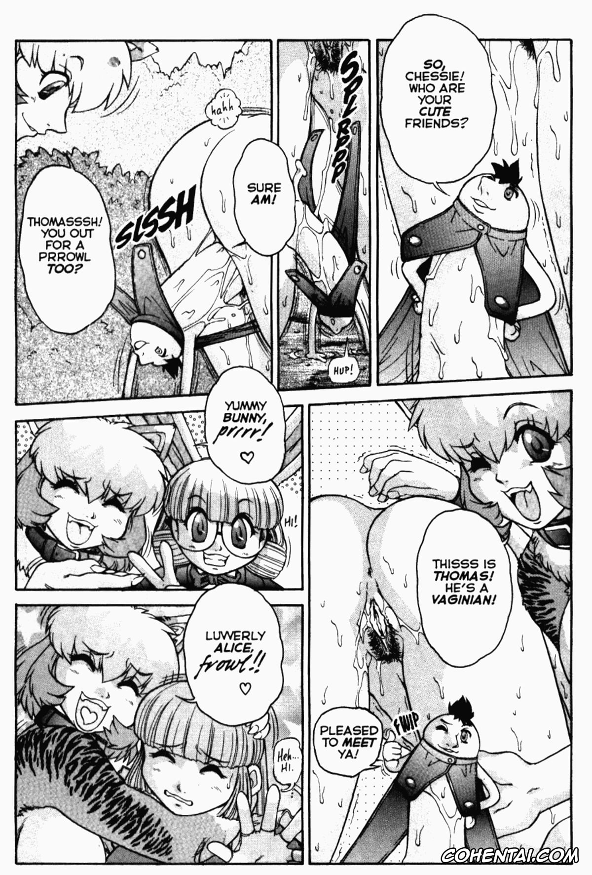 Alice In Wonderland hentai, Alice Liddell hentai, Cheshire Cat hentai, White Rabbit hentai, ALICE FIRST Ch. 4 (Alice in Sexland 4), pagina 9