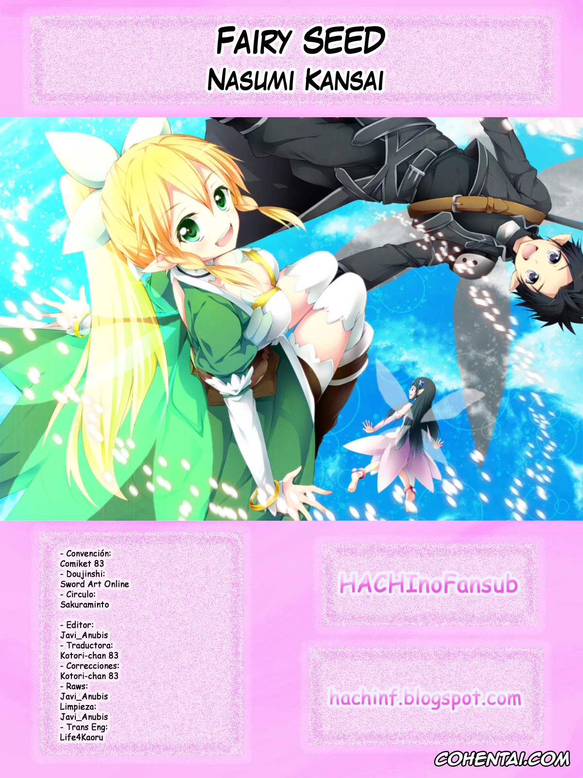 Sword Art Online porno, Kazuto Kirigaya | Kirito porno, Lyfa | Leafa porno, Fairy SEED (Sword Art Online), pagina 8