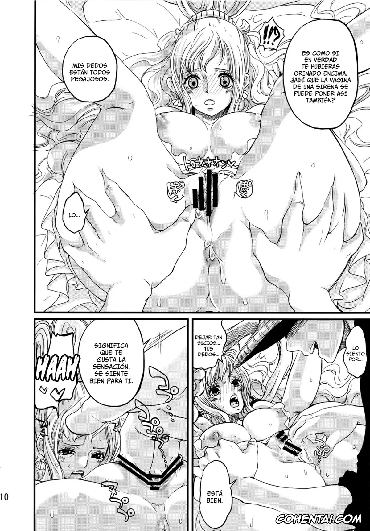 One Piece xxx, Monkey D. Luffy xxx, Shirahoshi xxx, Ningyohime (One Piece), pagina 10