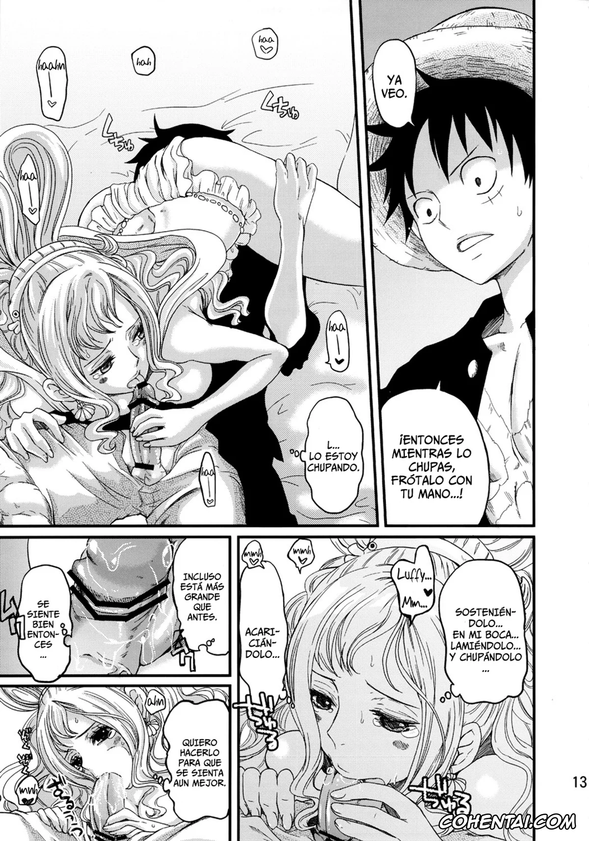 One Piece xxx, Monkey D. Luffy xxx, Shirahoshi xxx, Ningyohime (One Piece), pagina 13