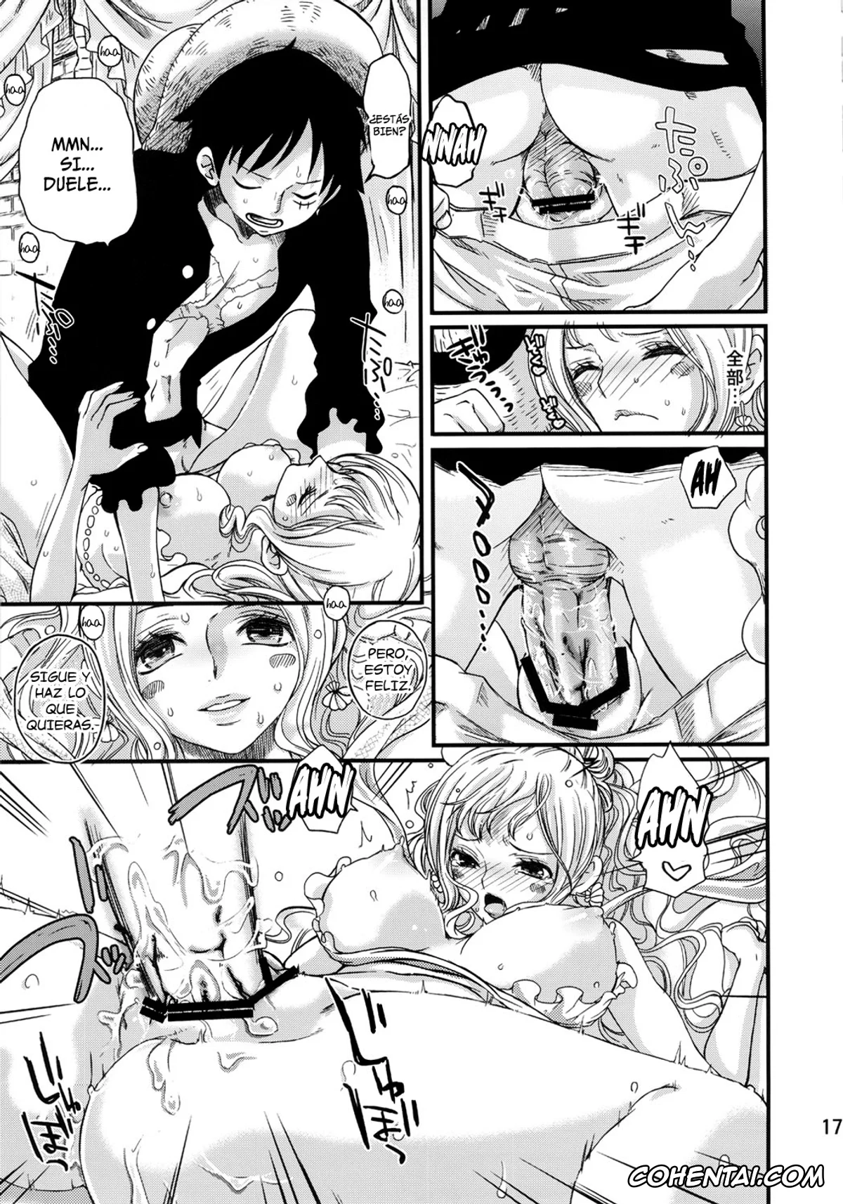One Piece porno, Monkey D. Luffy porno, Shirahoshi porno, Ningyohime (One Piece), pagina 17